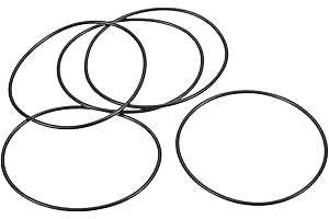PATIKIL Nitrile Gomma O-Ring 70mm OD x 66mm ID x 2mm Larghezza, 5 Pezzi Metrico Sigillatura Guarnizione Anelli Rubinetti per Rubinetto Idraulica Automobilismo Riparazione, Nero