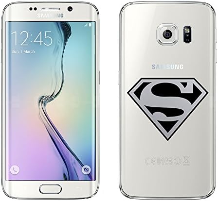 Samsung Galaxy S6 Edge Case by licaso. TPU Disney Case Superman Clear Protective Cover SamsungGalaxy Mobile Phone Sleeve Bumper (Samsung Galaxy S6 Edge, Superman)