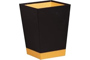 ‎RHODIA Rhodia 118826C Papierkorb (aus italienischem Kunstleder, 27 x 27 x 32 cm, ideal für Ihr Büro) schwarz