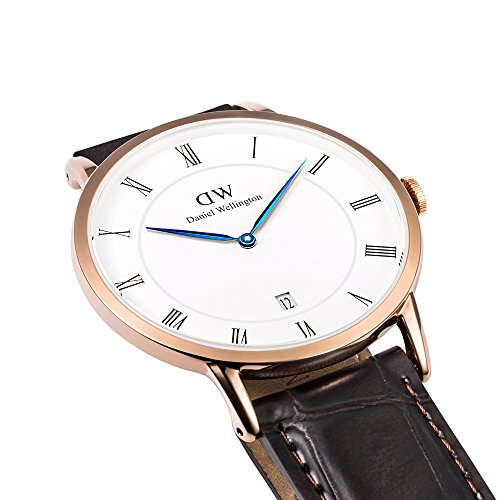 Daniel-Wellington-Dapper-Herren-Armbanduhr-Analog-Quarz-Leder-DW00100085