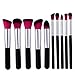 Produktbild YanHoo Bürste 10PCS Make up bürsten Bürsten Satz Grundlagen Puder Augenschminke Puder Augenschminke ein Schere Pusher Trimmer Neu 2018 Pinsel Set