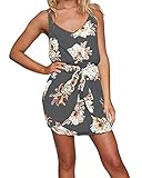 kleid floral grün ❤️Dieses ärmellose sculterfrei Blumen Kleid Classische und Elegante Bohokleid, absolut hinreißend hübshe frauen bluse, die Voraussetzung für jede mode für Frauen oder Mädchen. Diesen coolen Top kannst du an wärmeren Tagen.