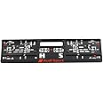 Audi Sport GmbH 3291900100 Number Plate Holder Original Sport Licence Plate Holder Black/Red