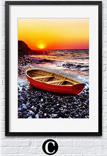 FamilyWall Living room decorative painting simple sofa background wall painting small sailing landscape pictures , c models