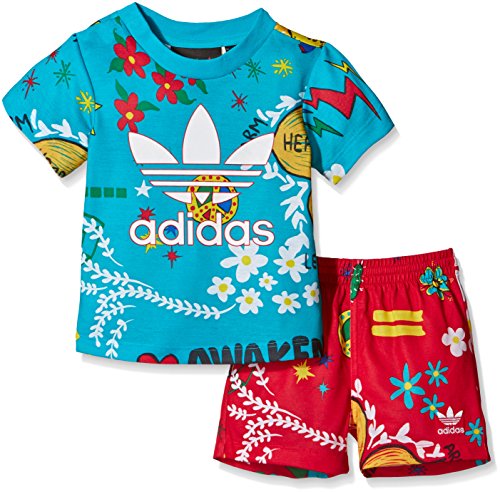 Boys adidas Originals Baby Boys Pharrell X Set in Turquoise - 12-18m