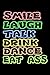 Produktbild Smile, laugh, talk, drink, dance, eat ass: Notebook | Journal | Diary | 110 Lined pages