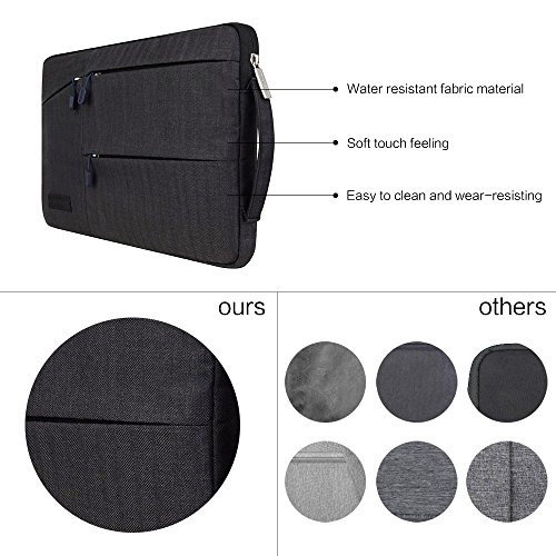 15 Zoll Laptop Sleeve Tasche - Yarrashop multifunktionaler macbook pro tasche Aktentasche mit Seitentaschen Laptop Handtasche f  r 15- 15 6 zoll Macbo
