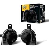 Hella Korna Te26 Set - 12V - 110Db(A) - 400Hz-500Hz - Y&uuml;ksek Ses/D&uuml;ş&uuml;k Ses - Elektrikli - Ece Onaylı - G&ouml;vde Rengi: Siyah - M