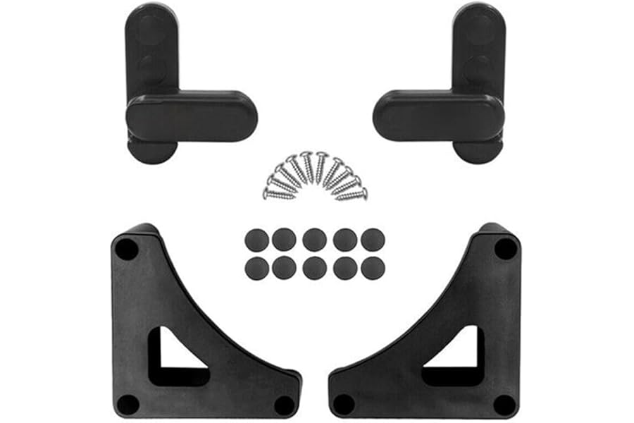 JUTTAUTO Caravan Table Bracket Storage Kit Black Table Security Retaining Kit for Caravan Motorhome Camper Van Stowage Table Accessories