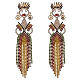 ♥ Diese Ohrringe sind mit Diamanten gefertigt und aus Legierungen gefertigt. Dieses besondere Design ergänzt die Kleidung und Ihre einzigartige Schönheit.