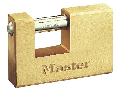 Master Lock 607EURD Cadenas laiton rectangulaire 76 mm