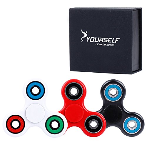 Syourself Triangular finger spinner Hand spinner Focal toy Spinner Fidget Toy - 1 to 3-minute spin Super-durability is high. High-speed mixing ceramic bearing - insecurity,I apply to EDC, concentration, stress alleviation, ADD, and an ADHD child adult (collar Multicolor). Syourself Triangular finger spinner Hand spinner Focal toy Spinner Fidget Toy - 1 to 3-minute spin Super-durability is high. High-speed mixing ceramic bearing - insecurity,I apply to EDC, concentration, stress alleviation, ADD, and an ADHD child adult (collar Multicolor).