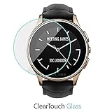 BoxWave® Displayschutzfolie für Armbanduhr, klares 9H-temperiertes Glas, Schutzfolie für Vector Luna