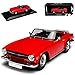 Produktbild Minichamps Triumph TR6 Cabrio Rot 1968-1976 limitiert 1 von 500 Stück 1/18 Modell Auto