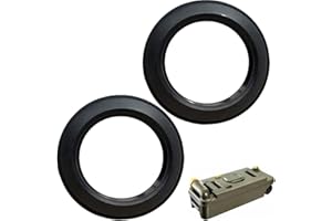 YAFLUG 2 Pièces Joint Toilette Compatible Avec Thetford C200 C250 C400 C500 C2 C3 C4, Camping-Car Joint Lèvre Wc Toilettes À Cassette Toilettes Réservoir De Matières Fécales(Noir,B)