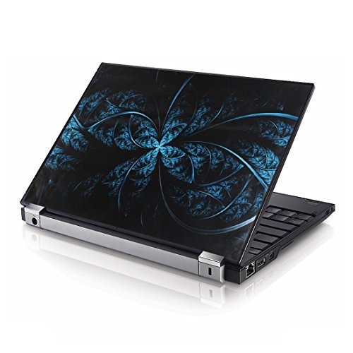 sourcingmap® Notebook PC Laptop Klebefolie Abdeckung Aufkleber Schutz Schwarz Blau