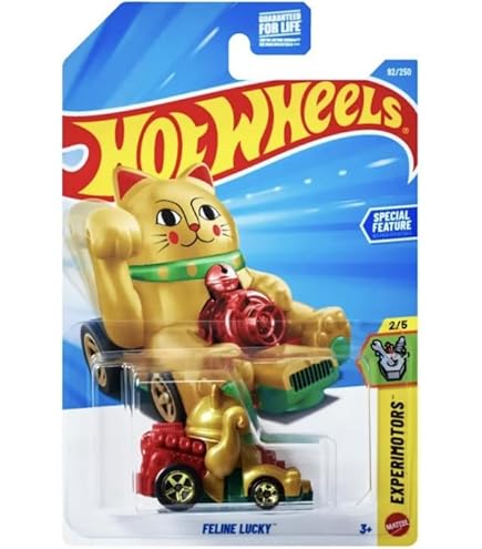 Hot Wheels Feline Lucky White HYW52 - Celebration Racers 2025