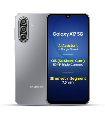 Samsung GALAXY A22 5G akıllı telefon, gri, 64 GB A226B çift SIM