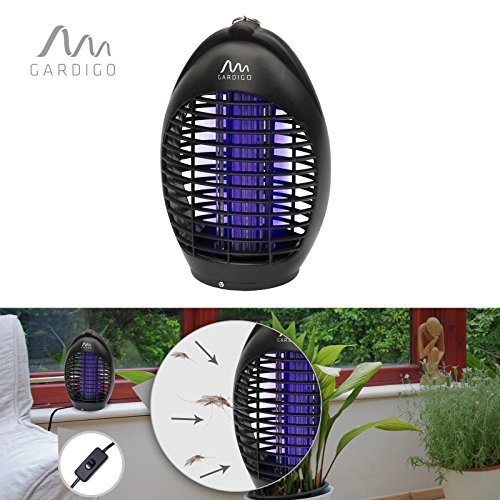 Gardigo Fluginsektenvernichter 20 m² mit UV-LED, schwarz - 7