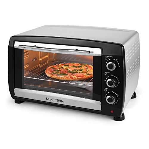 Klarstein Omnichef 45 Backofen Minibackofen Ofen (2000W, 45 Liter, Grillspieß und Grillrost, Edelstahl, Timerfunktion) schwarz - 7