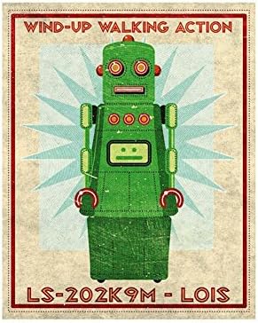 John Golden – Lois Box Art Robot Fine Art Print (27.94 x 35.56 cm)