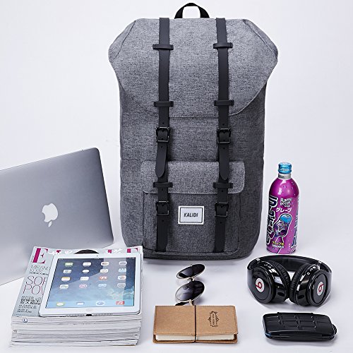 KALIDI 17 Zoll Laptop Rucksack Backpack Schulrucksack für bis zu 15.6 zoll Laptop Notebook Computer Arbeit Campus Studenten Outdoor Reisen Wandern mit Großer Kapazität - 6