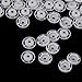 Resin Snap Fasteners Buttons Poppers 14.1mm Pack of Approx.100 Sets White
