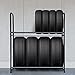 Produktbild SAILUN® Reifenregal 107x46x117cm Reifenständer für 8 Reifen Lagerregale Werkstattregal Schwerlastregal Felgenregal (107*46*117cm)