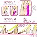 ONE1X® -18pcs Natural DIY Hair Curlers Styling Magic Twist Perm Rollers Curlers Tool Set
