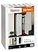 TOOMAX 180 x 77 x 46cm Top Line Large Tall Storage Unit with 2 Door/ 4 Adjustable Shelves/ Tool Divider - Grey/ Black