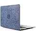 Produktbild iDOO MacBook Schutzhülle / Hard Case Cover Laptop Hülle [Für MacBook Air 13 Zoll: A1369 / A1466 ] - matt, Textil-Optik/Denim, Blau