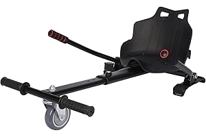 JAMIAH Hoverkart Frame Go Cart for Hoverboard Accessories, Hover Cart Balance Scooter Seat Adjustable Length for 6.5 8 10inch Segway, Graffiti Galaxy Flame Camo (Black)