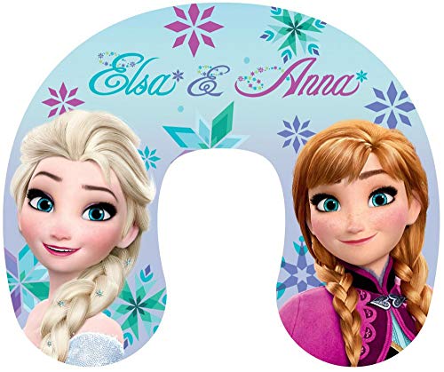 Preisvergleich Produktbild Frozen Die Eiskönigin Nackenkissen Reisekissen blau