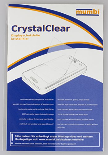 6 x mumbi Schutzfolie Tolino Vision 1, 2, 3HD, 4HD Folie Displayschutzfolie - 5