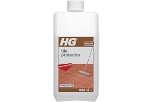 HG Tile Protector & Sealer – Polymer Emulsion for Kitchen & Bathroom Floors – Protects Stone Tiles with a Satin Gloss Finish – 1 Litre