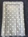 Deluxe Unisex Baby Waterproof Changing Mat with Raised Edges - Unique Grey with White Spot Design