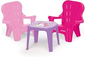 DOLU Einhorn-Tisch und Stühle, für Kinder, Pink