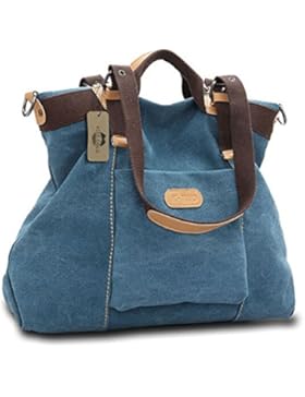 KISS GOLD Canvas Umhängetasche, Schultertasche, Tragetasche