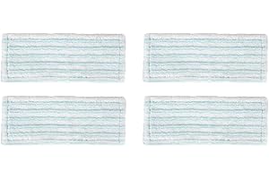 YUETTYY Zamienne podkładki do czyszczenia mopa z mikrofibry, pokrowce na mopa do Leifheit Clean Twist M Ergo Micro Duo 52120 52121 chłonna głowica mopa (2/4/6 szt.) (4)