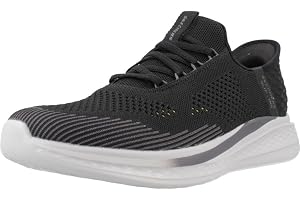 Skechers Men's Slade Quinto Moccasin, svart, 43 EU
