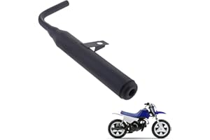 Wai Danie Motorcycle Muffler Pipe Exhaust Silencer Pipe System for Yamaha PW50 PY50 PW PY 50 PEEWEE ATV Quad Motocross Pit Kids Bike