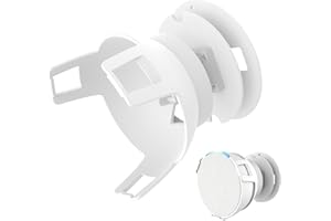 CAIYLAI Compatibile con Echo Pop | Supporto da parete per presa | Gestione cavi | Accessori salvaspazio | Nessun suono attutito Smart Speaker Hanger Rack (bianco)