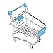 Produktbild Caomoa Mini-Supermarkt-Einkaufswagen mit Schubkarre Dekoration (Light Blue)