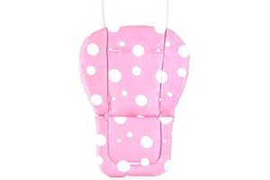 Fitzulam Kinderwagenkissen, wasserdicht, für Hochstühle, Kinder, Autositz, atmungsaktiv, Rosa