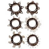KM Global Linx Tickler Textured Ring Smoke