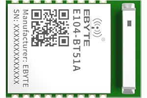 EBYTE Modulo wireless Bluetooth CC2640R2L BLE5.0 E104-BT51A 2.4GHz 50m Seriale a BLE Ricetrasmettitore Ricetrasmettitore Ricetrasmettitore Ricevitore Basso Consumo energetico Piccole Dimensioni