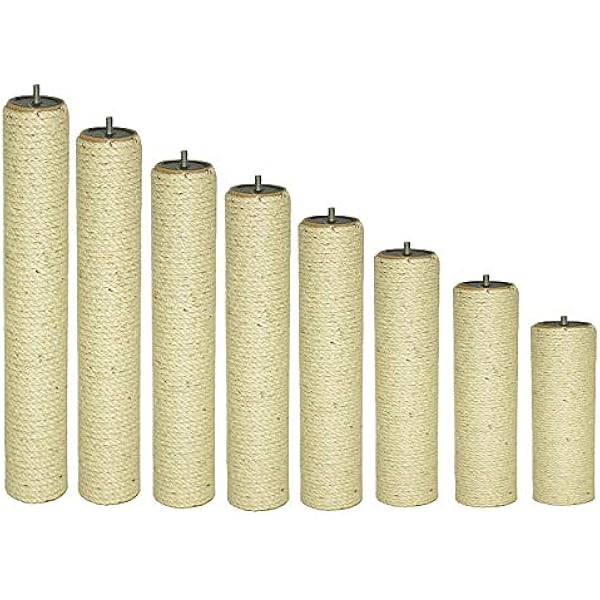 Nanook Poteau En Sisal De Rechange Pour Arbre A Chat O 8 5 Cm En Tailles Diverses Filetage 10mm 1 Femelle 1 Male Longueur 30 Cm Amazon Fr Animalerie