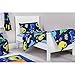 Cotbed Size Junior Duvet Cover Set Dinosaurs In the Dark with Pillowcase