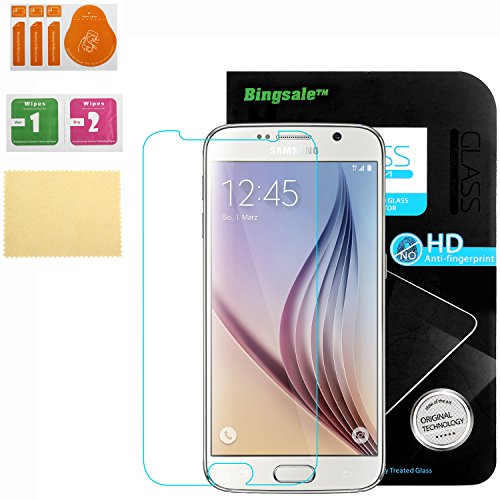 Samsung Galaxy S6 Schutzglas, Bingsale Gehärtetem Glas Schutzfolie Displayschutzfolie Panzerglas für Samsung Galaxy S6 (Samsung Galaxy S6) - 2