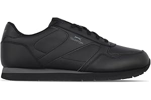 Slazenger Mens Classic Trainers Lace Up Leather